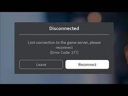 roblox disconnected lost connection