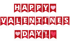 valentine s day banner free printable