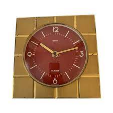 Vintage Hettich Bronze Wall Clock