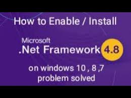 install net framework 4 8 on windows 7