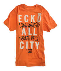 Ecko Unltd Mens Stack City Graphic T Shirt