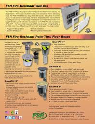fsr inc catalogs fire resistant