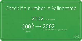 A palindromic number is a kind of number which remains the same even after its digit is reversed for example 121, 1551 etc are palindrome numbers because they remain the same even in this tutorial, you will learn how to write a java program to check if an integer or a string is a palindrome or not. Check If A Number Is Palindrome Geeksforgeeks