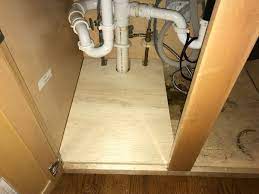 sink cabinet water damage repair the