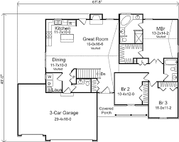 Cered Bedroom House Plan