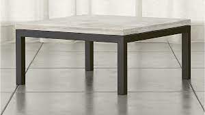 parsons square coffee table with
