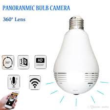 Double Drive Panoramic Led Light Bulb Security Camera 360 Degree Fisheye Motion Detection Wifi Sd Card Recording 3x 1w Led Light App Control Remote Security Camera Remote Security Cameras From Senden 20 11 Dhgate Com