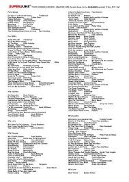 printable karaoke song list pdf