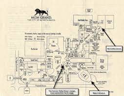 mgm grand floor map showing the