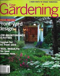 fine gardening magazine front yard
