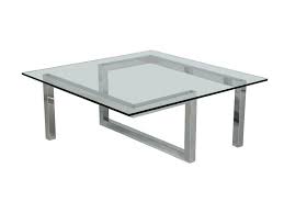 Stainless Steel And Glass Coffee Tables