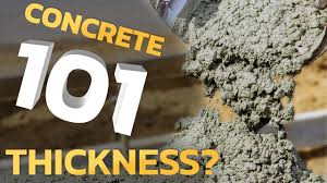 how thick should your concrete be
