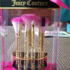 juicy couture 7 piece cosmetic brush