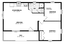 24x36 Frontier Certified Floor Plan
