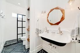 Black Slate Bathroom Floor Design Ideas