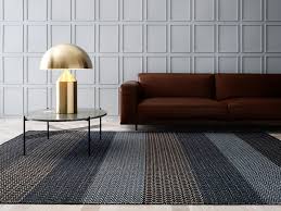 muse rectangular striped rug by
