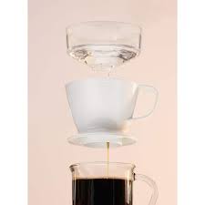 Cup White Pour Over Coffee Maker