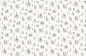 Grey Watercolour Birch Tree Forest