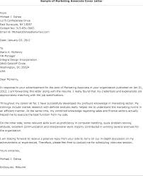 Marketing Cover Letter Example Marketing Cover Letter Examples Job