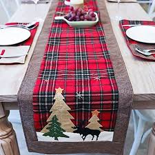 Our festive recipes include sharing plates, smoked salmon dishes, salads and soups hangover recipes Dotpet Christmas Table Runners Tree And Deer Table Runner For Family Christmas Holiday Table Christmas Dinner Party Table Decoration Tree And Deer Buy Online At Best Price In Uae Amazon Ae