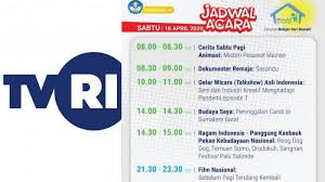 Tvri berstatus sebagai lembaga penyiaran publik bersama radio republik indonesia. Jadwal Link Live Streaming Tvri Belajar Dari Rumah Hari Ini Sabtu 18 April 2020 Mulai Jam 08 00 Surya