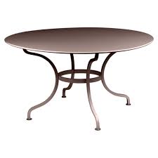 Table de jardin en bois, résine tressée ou en métal ? Table Ronde 137 Cm Romane Table De Jardin Mobilier De Jardin