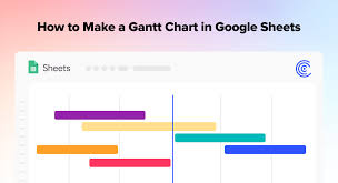 a gantt chart in google sheets