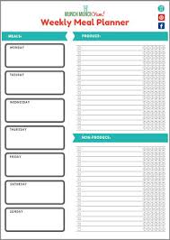 Super Easy Meal Planning For Beginners Free Menu Planner Template
