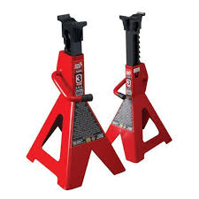 big red 3 ton suv jack stands 1 pair