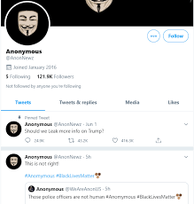 Anonymous—a twitter account with neither a first nor a last name and no url in the profile (because a url we first considered the subproblem of automatically determining whether a twitter account was anonymous or identifiable. Malwaretech On Twitter Here S An Interesting One This Account With 120k Followers Claiming To Represent Anonymous Was A Fake K Pop Giveaway Account Up Until 3 Days Ago When It Changed Name And