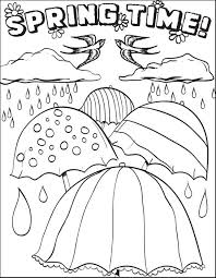 Spring Coloring Pages For First Grade 4177 Spring Time Coloring Page