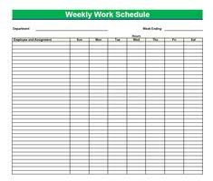 Abaadaafaced Schedule Templates Weekly Schedule Monthly Work