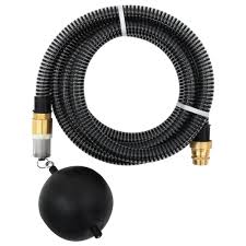 Suction Hose With Brass Connectors 15 M