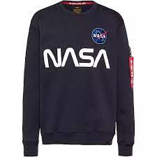 Nasa space administration pullover hoodie. Alpha Industries Nasa Sweatshirt Herren Rep Blue Im Online Shop Von Sportscheck Kaufen