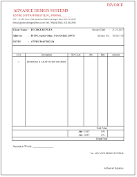 Gst Tax Invoice Format In Excel Word Pdf And Pdf Invoice