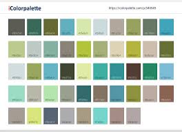 color palette ideas from green water