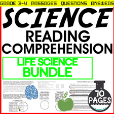 This fun science activity is perfect for national chemistry week…. Life Science Reading Comprehension Passages Bundle 3rd 4th Grade Science Pdf