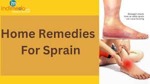 home remes for sprain at home