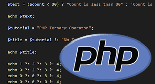 using the ternary operator in php pi