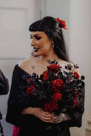 intimate personal gothic wedding