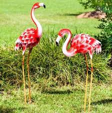 Flamingo Garden Statues And Sculptures