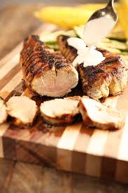 This juicy soy dijon pork tenderloin is marinated in a sweet and tangy soy dijon sauce, then roasted to perfection. White Bbq Sauce Grilled Pork Tenderloin Southern Bite