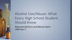 Alexandra Mcginn And Mandy Wylie Unb Year 3 Alcohol Use