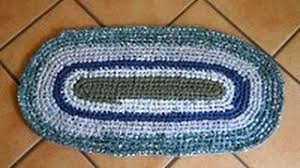 crochet oval rag rug tutorial for