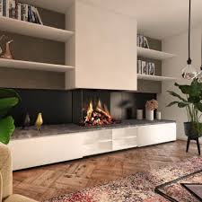Virtuo 80 3 Electric 3 Sided Fireplace