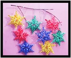 Flower Multicolor Paper Craft Wall Hanging