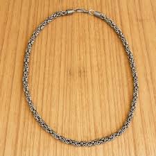 stainless steel chain link necklace
