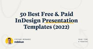 paid indesign presentation templates
