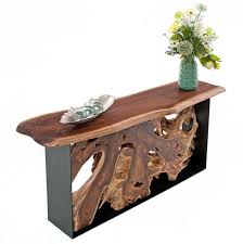 Modern Root Console Table Rustic