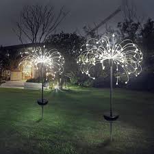 Outdoor Grass Globe Dandelion Lamp For